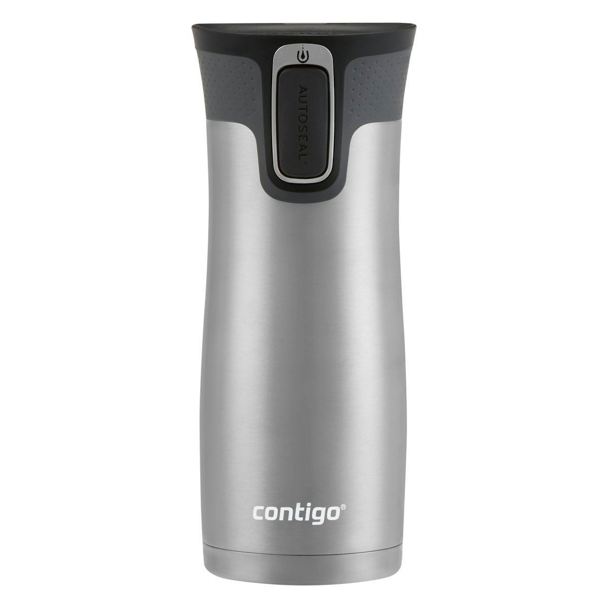 Contigo West Loop AutoSeal 16oz stainless steel travel mug, front view