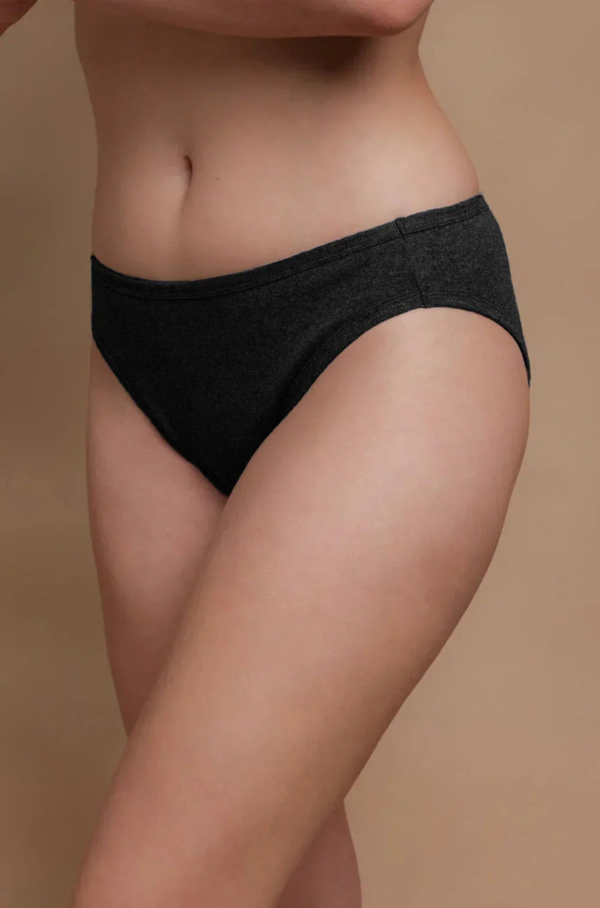 Cottonique Latex-Free High-Cut Panty