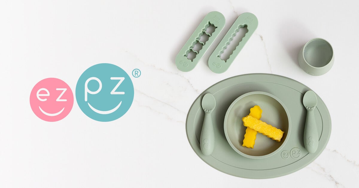 ezpz Mini Mat one-piece silicone plate and placemat for kids