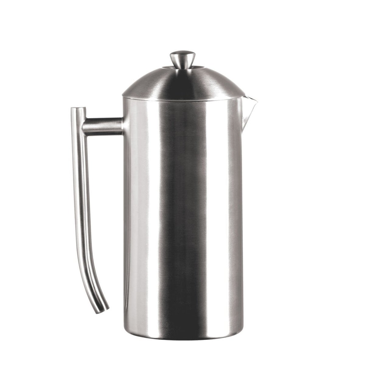 Frieling double-wall brushed stainless steel French press coffee maker
