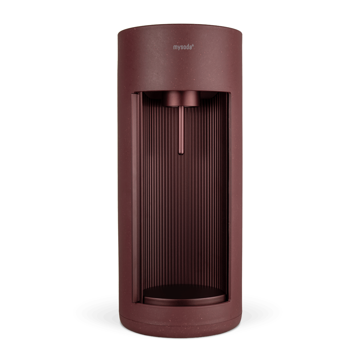 Mysoda Glassy glass-bottle soda maker with wood-composite body