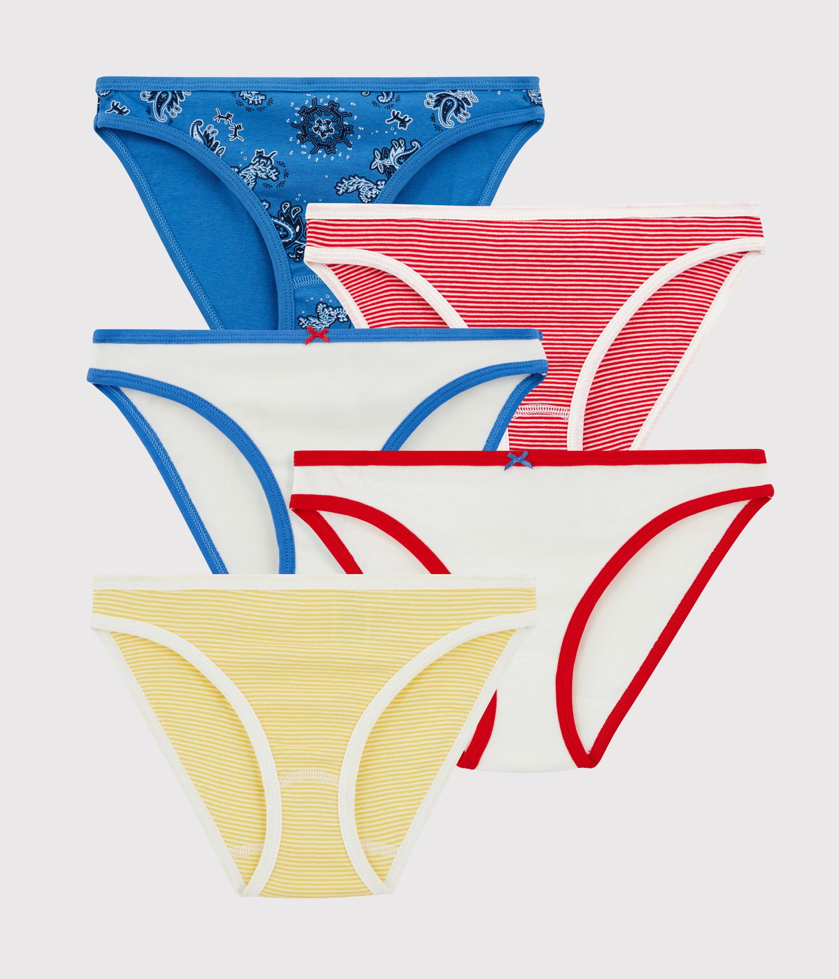 Petit Bateau Organic Cotton Briefs (Cotton-Encased Elastic)