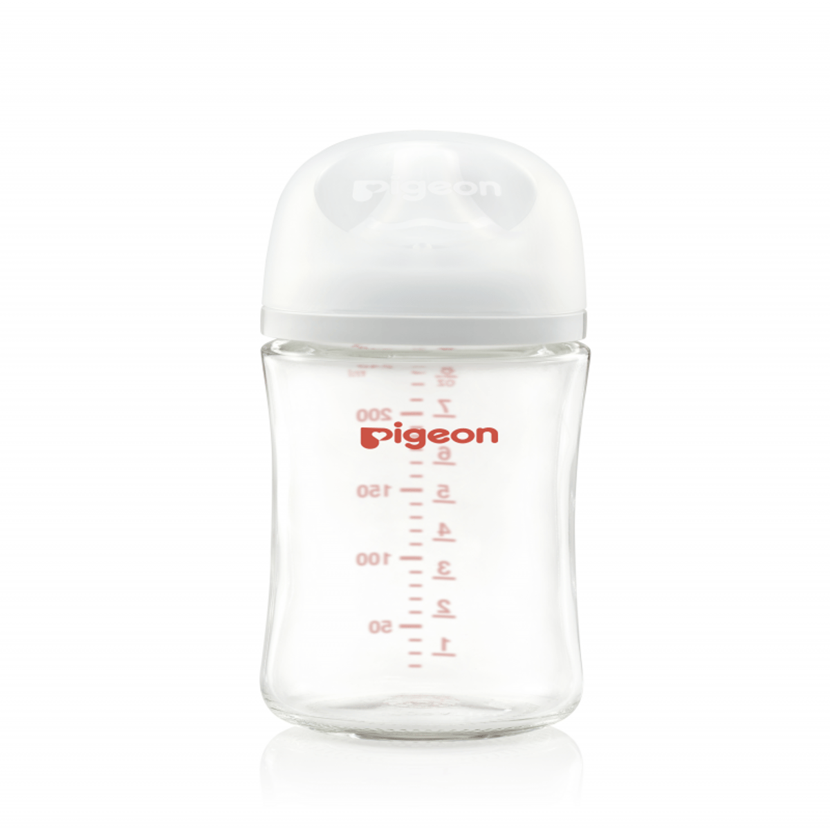 Pigeon SofTouch glass nursing bottle, 240ml