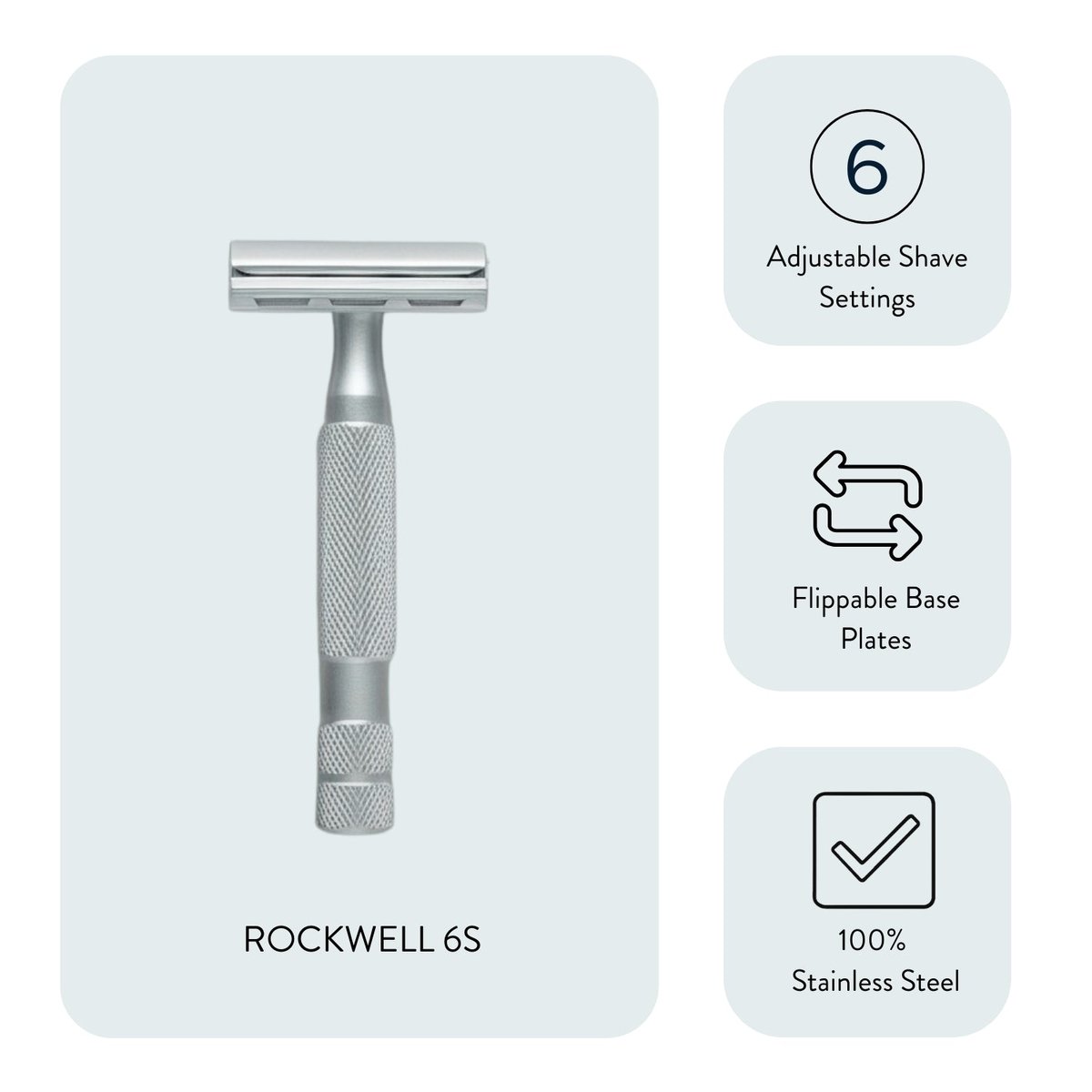 Rockwell Razors 6S Adjustable Safety Razor