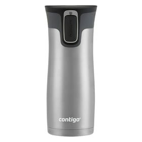 Contigo West Loop AutoSeal 16oz stainless steel travel mug, front view