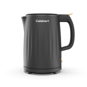 Cuisinart Soho 1 L Double-Wall Electric Kettle (CK-10BK) in black, compact cordless kettle