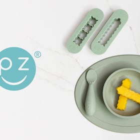 ezpz Mini Mat one-piece silicone plate and placemat for kids