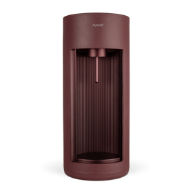 Mysoda Glassy glass-bottle soda maker with wood-composite body