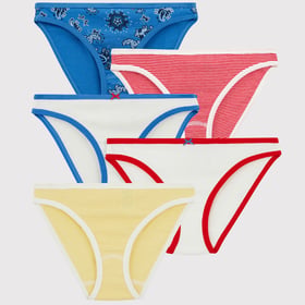 Petit Bateau Organic Cotton Briefs (Cotton-Encased Elastic)