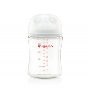 Pigeon SofTouch glass nursing bottle, 240ml