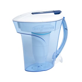 ZeroWater 10-cup Ready-Pour 5-stage water filter pitcher with TDS meter lid
