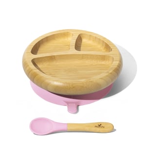 Avanchy Bamboo Suction Plate