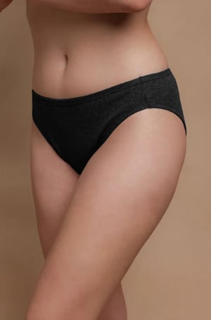 Cottonique Latex-Free High-Cut Panty