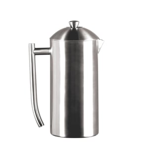 Frieling double-wall brushed stainless steel French press coffee maker