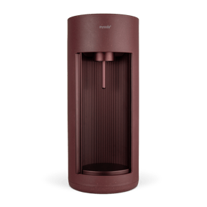 Mysoda Glassy glass-bottle soda maker with wood-composite body