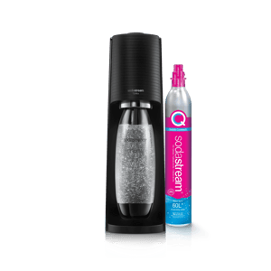 SodaStream Terra sparkling water maker in black